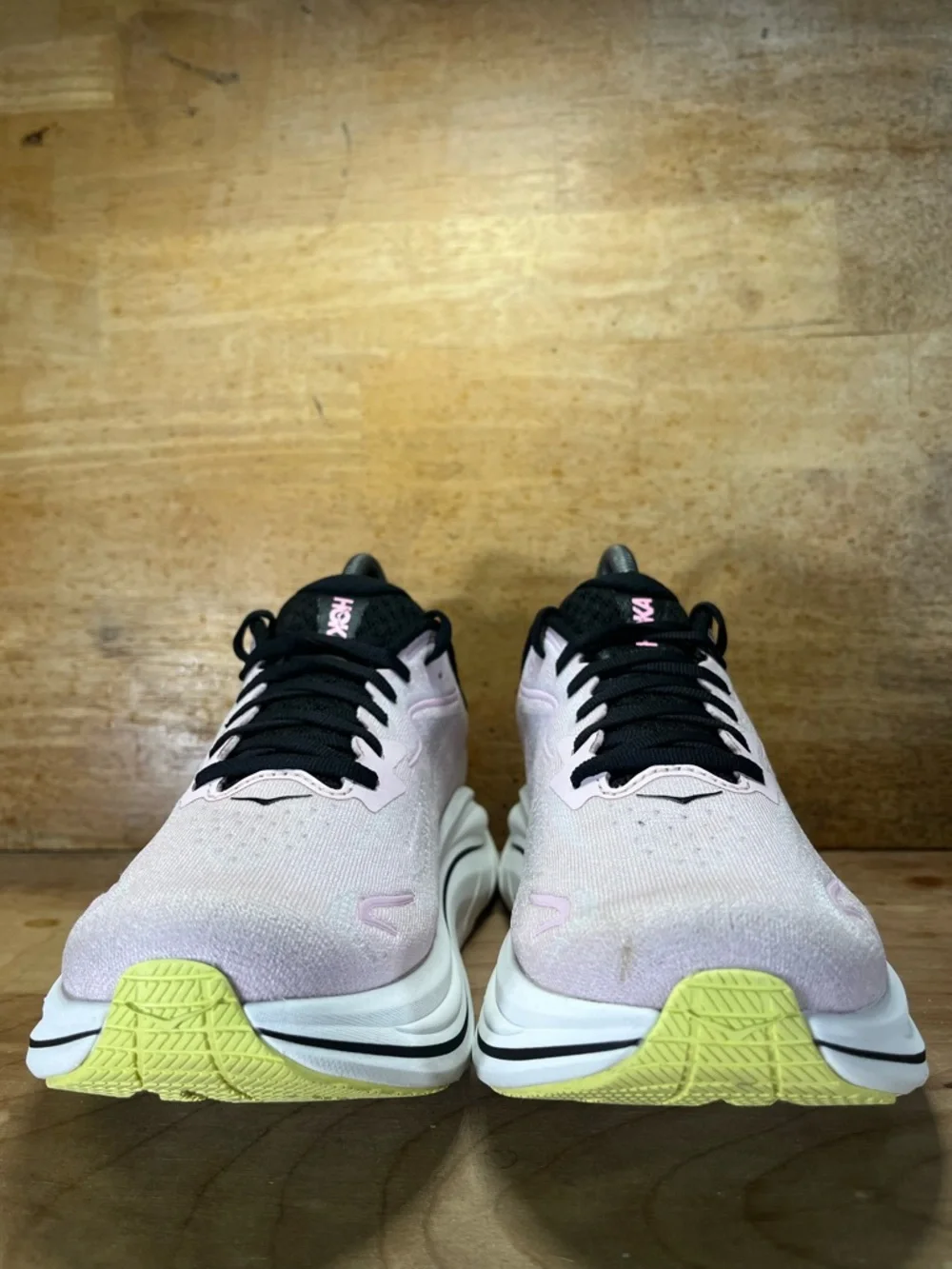 Hoka One One Clifton 10 REFLECTIVE Womens Size 7.5 Running Shoes Sneakers Pink - Picture 2 of 12